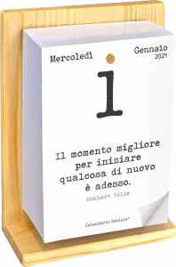 Calendario geniale 2025 con supporto - Libro